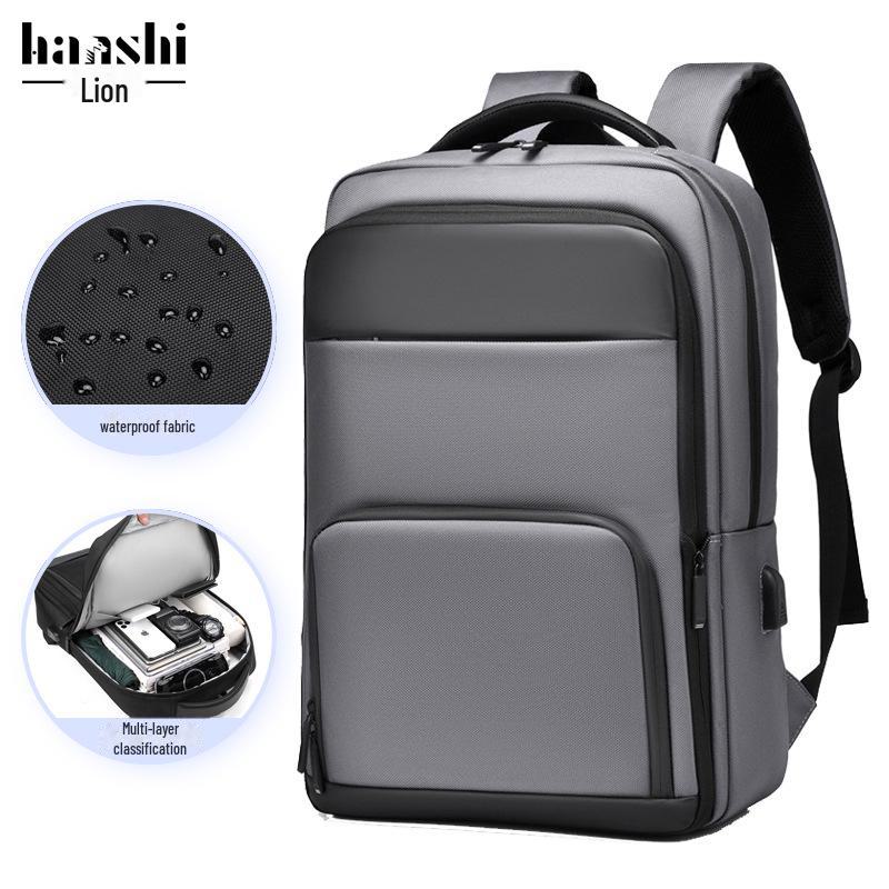 Trendiger High-End-Wasserdichter Rucksack für Männer & Frauen - Großes Fassungsvermögen, Laptop-freundlich, Perfekt für Reisen & Pendeln