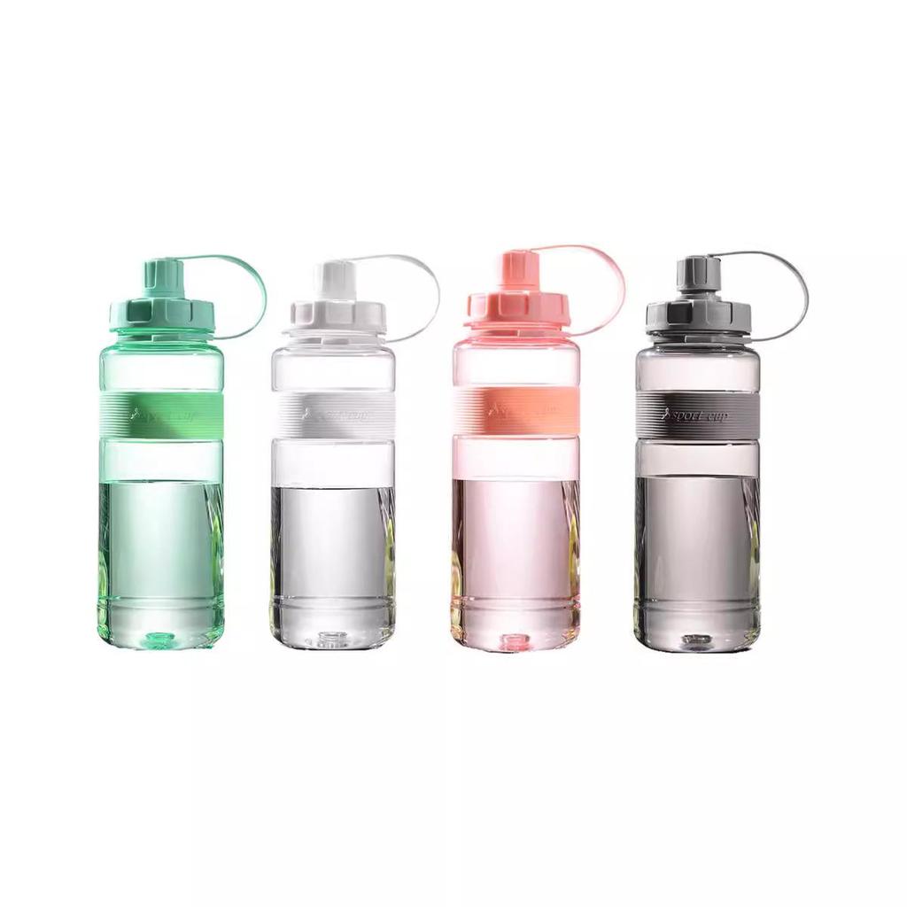 Stor Kapacitet Utomhus Sportvattenflaska med Sugrör - Stöttålig, Bärbar, Anpassningsbar Plastmugg