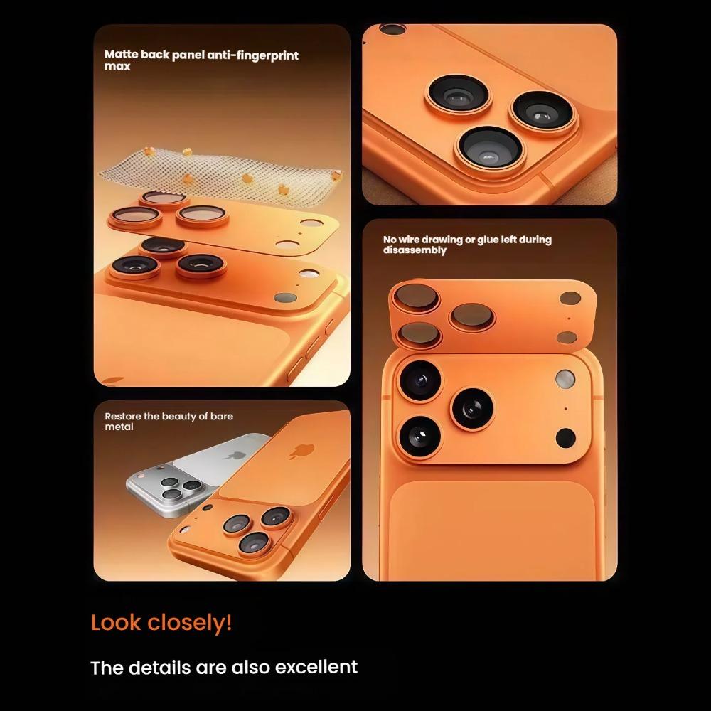 1Set Full Coverage AR HD Tempered Glass Lens Protector For IPhone 17 Pro 17 Pro Max Anti-Scratch Metal Camera Film Accessories