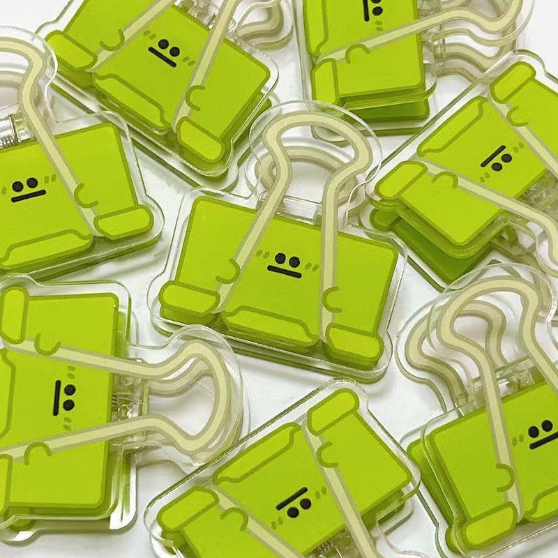 5Pcs Acrylic Spring Clip Memo Note Holder Set For Test Papers Documents School Office Organization Stationery Desk Decor