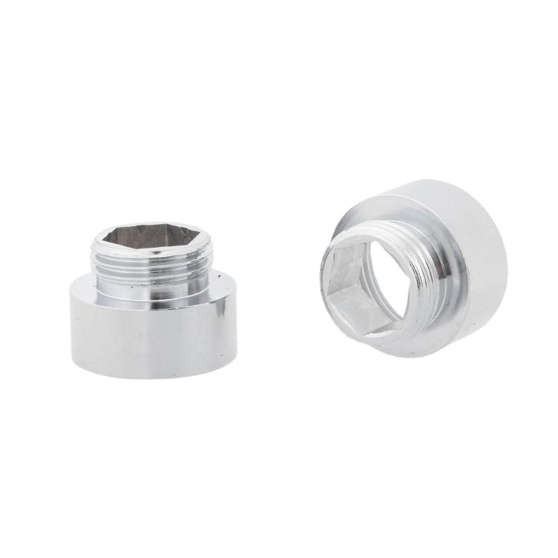 2Pcs Kitchen Tap Connector Stainless Steels Faucet Adaptor Tap Fittings Connector for Garden Hoses Water Filter Enduring
