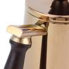 700ml Coffee Kettle 304 Stainless Steel Gooseneck Spout Coffee Drip Pot with Wooden Handle(  SpoutRose Gold )