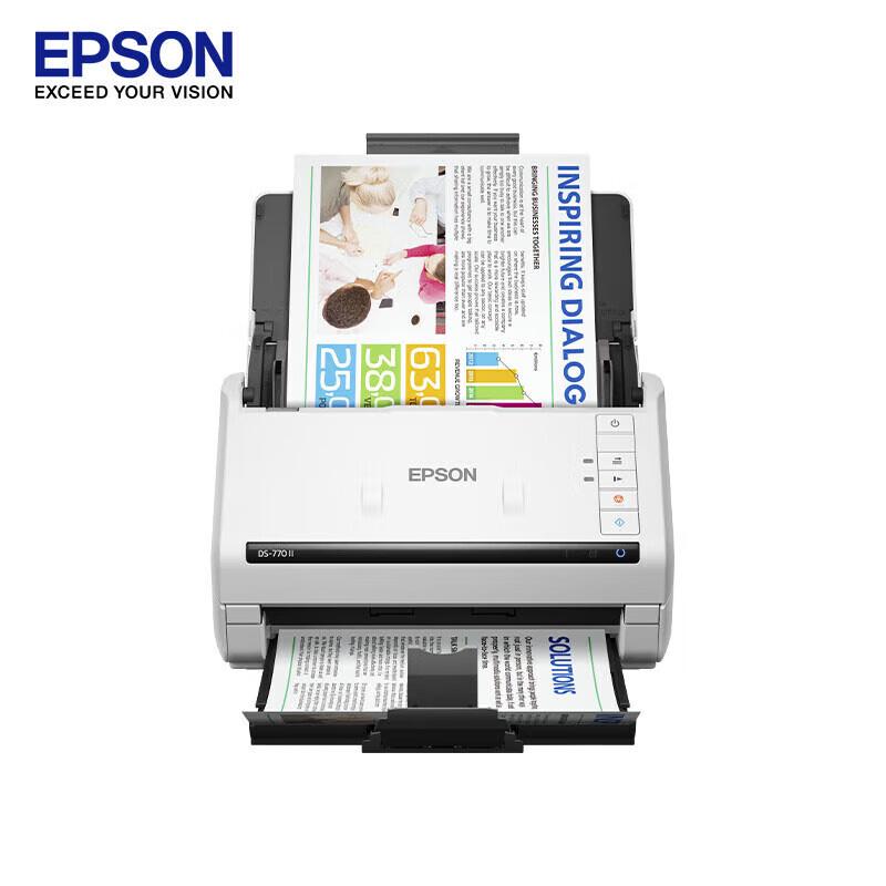 

Epson DS-770II High-Speed Duplex Color Document Scanner CN plug (adapter included)