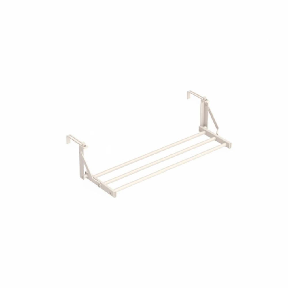 Carbon Steel Radiator Drying Rack Wall Mounted Space Saving Clothes Drying Rack Folding Shoes Storage Rack Balcony