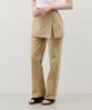 CITYBREEZE Button Layered Skirt Pants_3 Colors