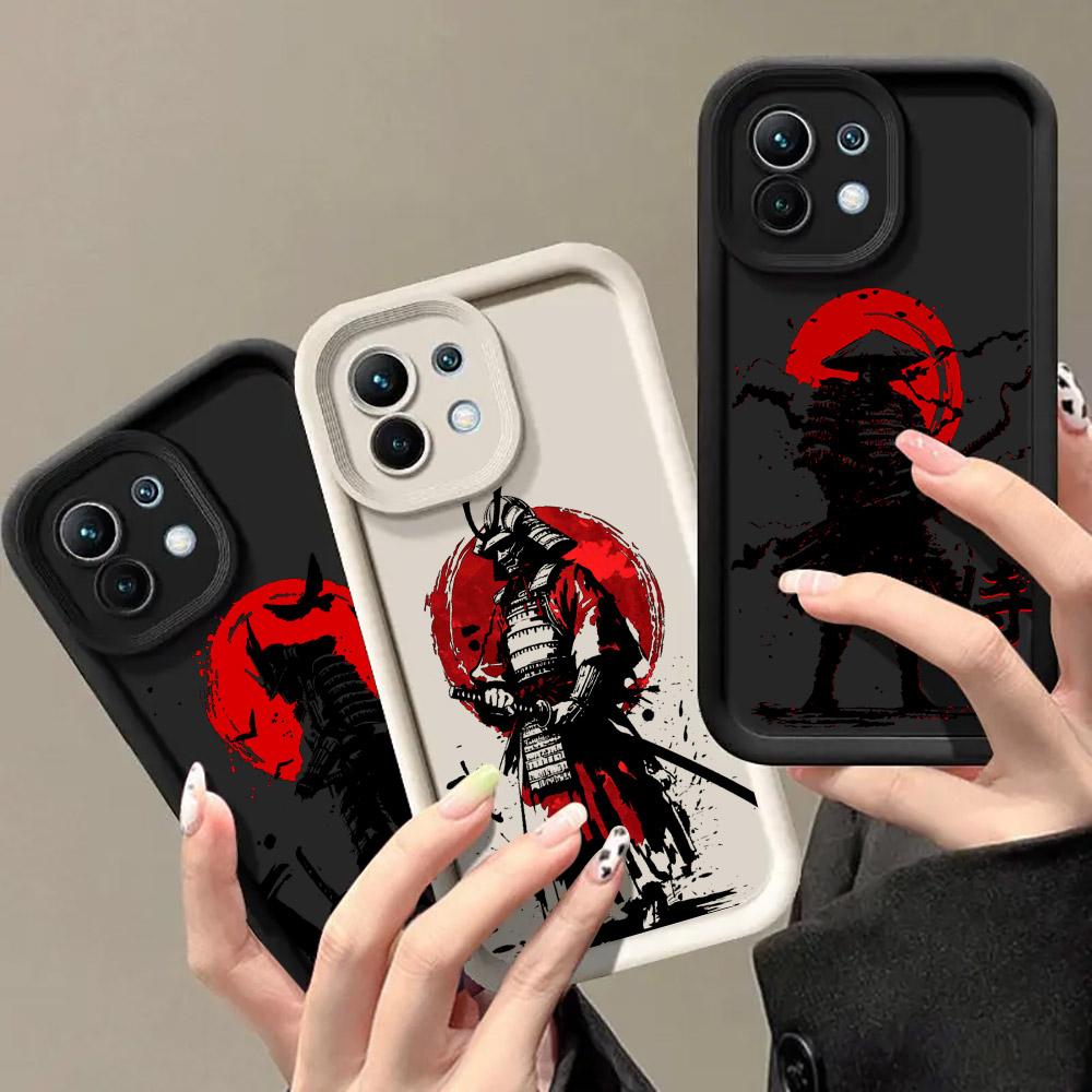 Japanese Vagabond Samurai Red Sun Case For Xiaomi 15T 14T 13T Pro 15 Ultra 17Pro Max Poco F7 X7 X6 F5 M6 M7 Pro Soft Phone Cover