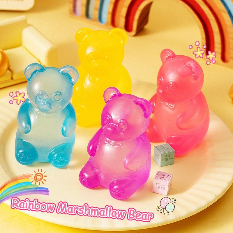 Squishy Bears Fidget Sensory Nee Toys Dream Squeeze Gummy Bears Ball Slow Rebound Popular Decompression Toys Party Favors Gifts