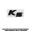 New Auto Exterior K3 K5 K4 KX5 Emblem Fender Rear Trunk Body Badge Sticker For Kia Forte Ceed Cerato RIO 2 3 4 Picanto Sportage HR8