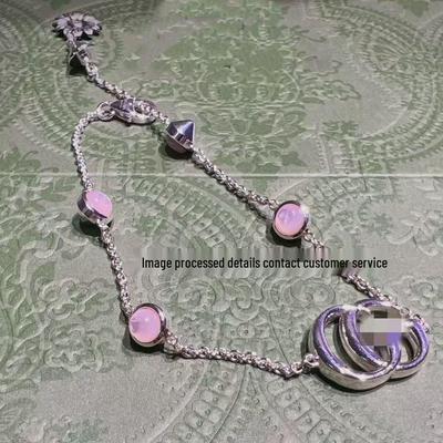Gujia Pink Daisy Women's Versatile Bracelet Gift