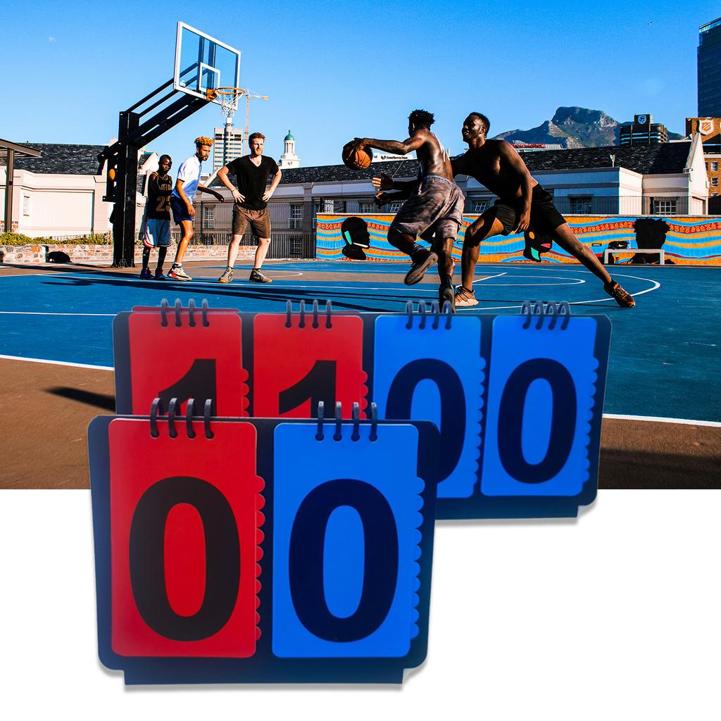 Waterproofs Score Board Tabletops Flip Scoreboard Score Keepers Score Flippers for Basketball Volleyballs Table Tennis