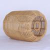 JOYINLED Boho Pendant Light Flush Mount Hanging Light Rattan Ceiling Woven Lamp Shade Basket for Kitchen Island Dinning Table