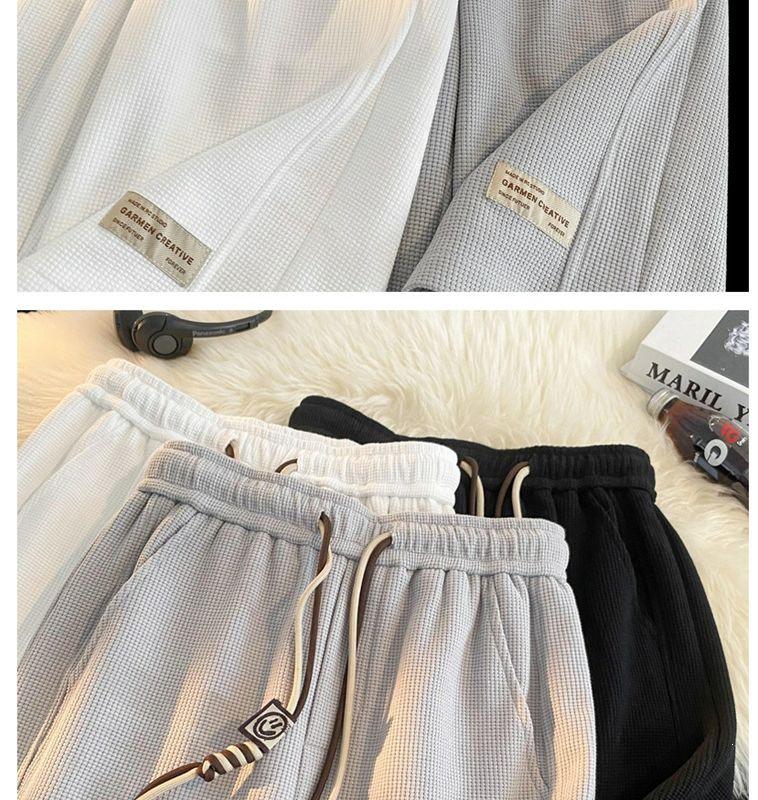 Women's Summer Waffle Pattern Breathable Bermuda Shorts