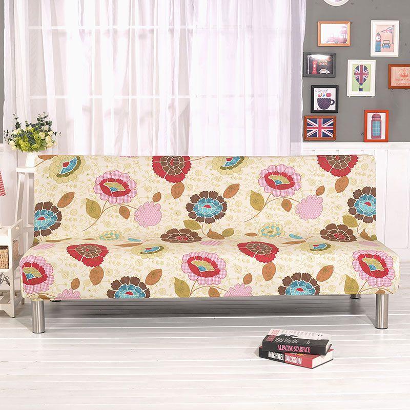 Premium Stretch Elastischer Armloser Schlafsofa Couchbezug Mit Weichem Stoff Und Ausgezeichneter Passform