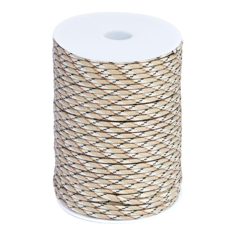 100 M Outdoor Seven-Core Umbrella Rope 4mm Umbrella Rope Bracelet Braided Line Military Fan 7-Core Survival Umbrella Rope