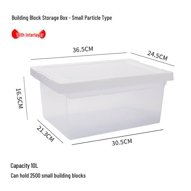 Children's Magnetic Tile Storage Box for Building Blocks & Programming Schools