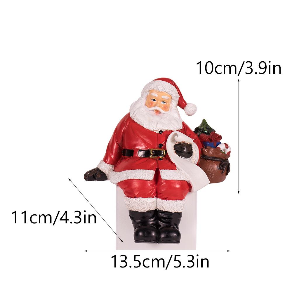 

1pcs Santa Claus Table Ornaments Home Christmas Gift Scene Christmas Decoration Resin Crafts