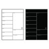 Magnetic Calendar for Fridge Magnetic Whiteboard Fridge Calendar Weekly Planner Erasable Magnetic Fridge Message Board