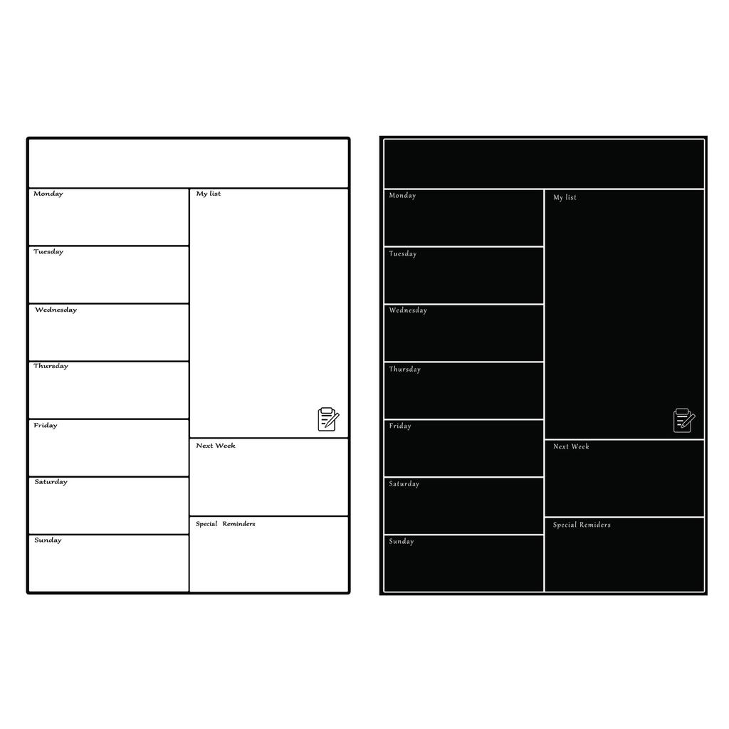 Magnetic Calendar for Fridge Magnetic Whiteboard Fridge Calendar Weekly Planner Erasable Magnetic Fridge Message Board