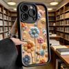 Felted Wool Flower Artwork Shockproof Soft Phone Case For Xiaomi Redmi Note 15 14 13 12 11 10 9 8 Pro Anti-Slip Anti-Fall Cover