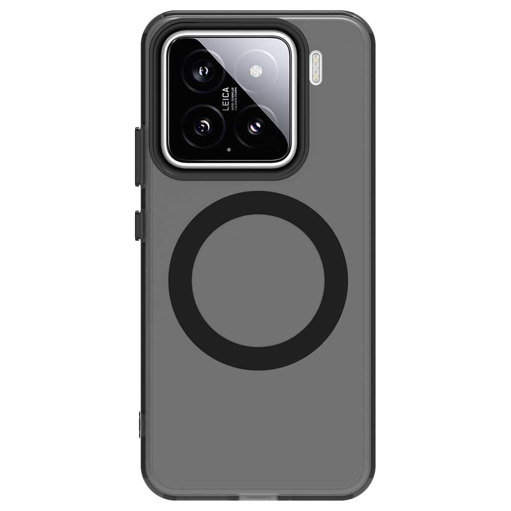 Magsafe Matte Phone Case For Xiaomi MI 15 15 Pro 14 14 Pro Protective Case Magnetic Wireless Charging Shockproof Back Cover