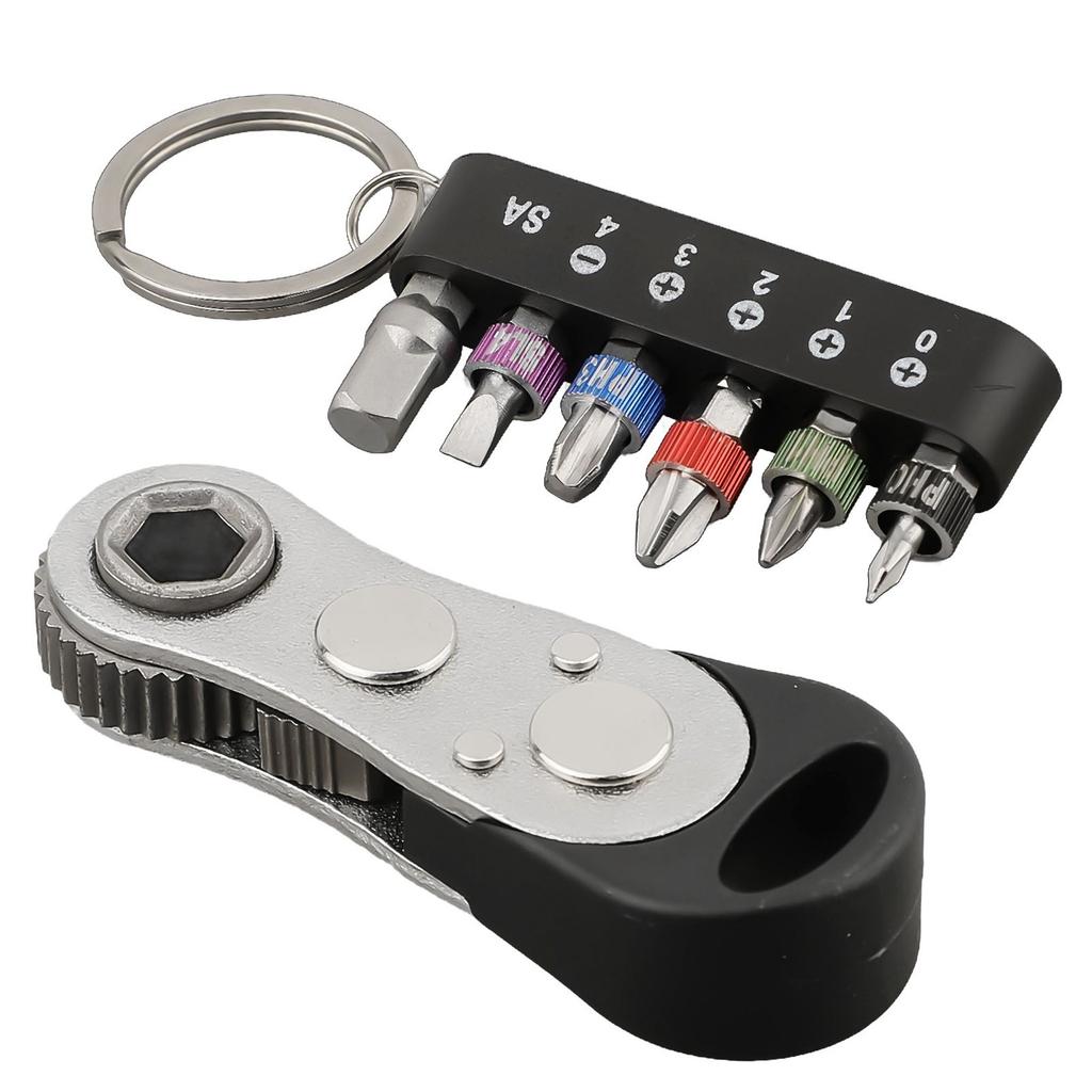 Bits Adapter Kit Flying Wrench Tool Ratchet Screwdriver Set