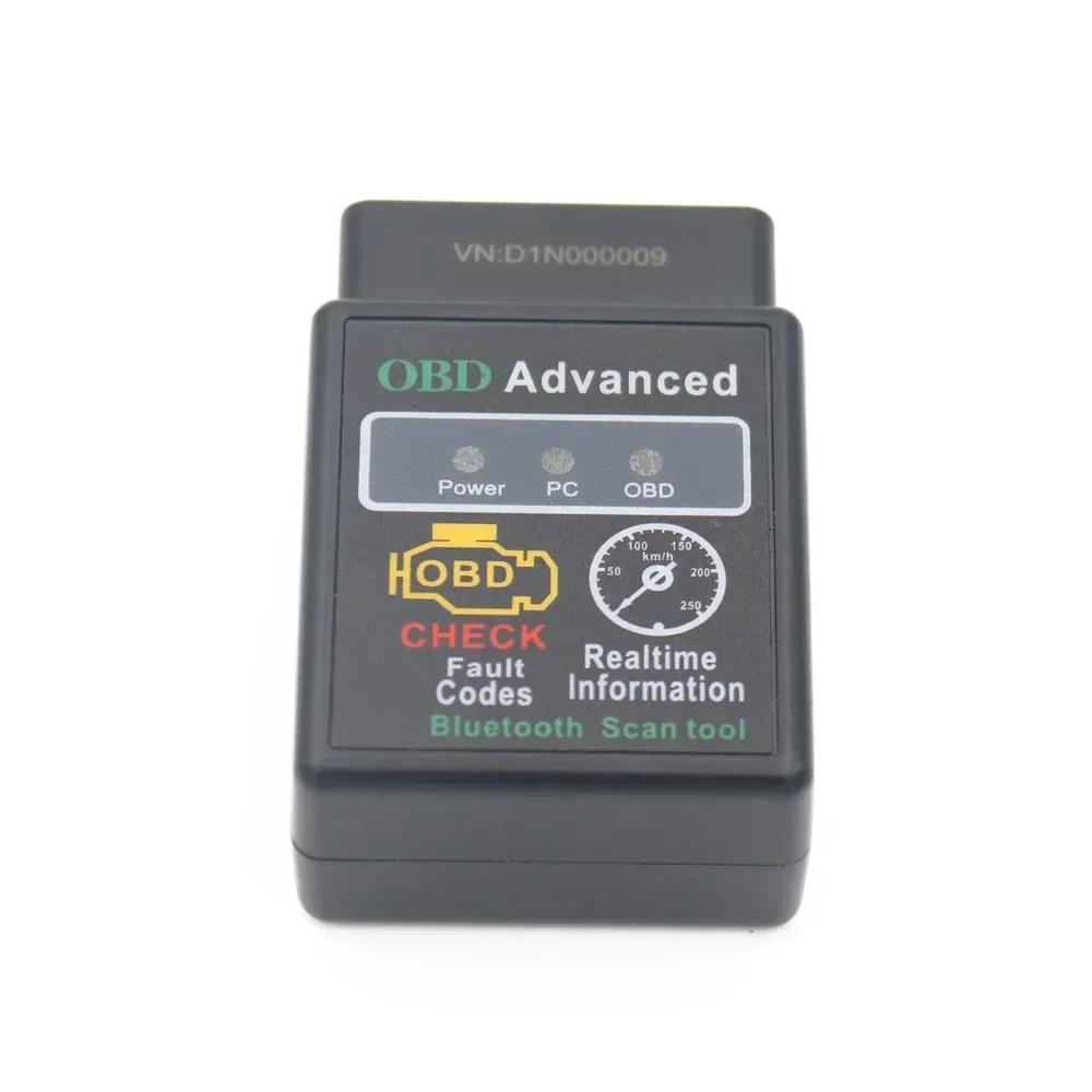 

Bluetooth-совместимый автомобильный OBD2-сканер Elm327 V1.5, считыватель кодов OBDII, диагностический инструмент, диагностический сканер для Android IOS Windows