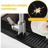 29.92in Kitchen Sink Splash Guard Silicone Faucet Handle Drip Catcher Tray Kitchen Gadgets Sink Accessories For Kitchen Counter