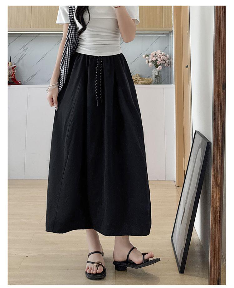 Vintage A-Line Midi Skirt for Women - Spring/Summer 2025