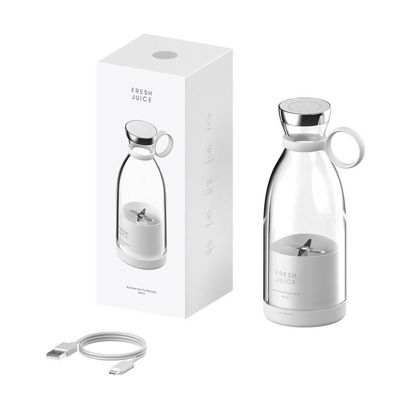 

Portable Juicer Cup With Stainless Steel Blades Rechargeable For Home And Office Use белый