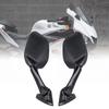 Svart Motorcykel Sidobackspegel Sidobackspegel Passar För Yamaha XMAX 300 400 125 250 2017 2018 2019 YZF R3 R25 2015 2016 - 2019