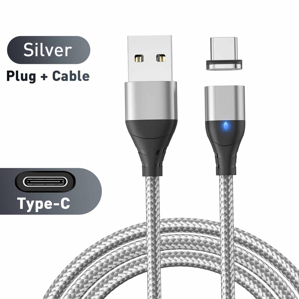 Magnetic Fast Charging Micro USB Type C Cable For Samsung Realme Oneplus Huawei Mobile Phone Magnet Wire Data Cord