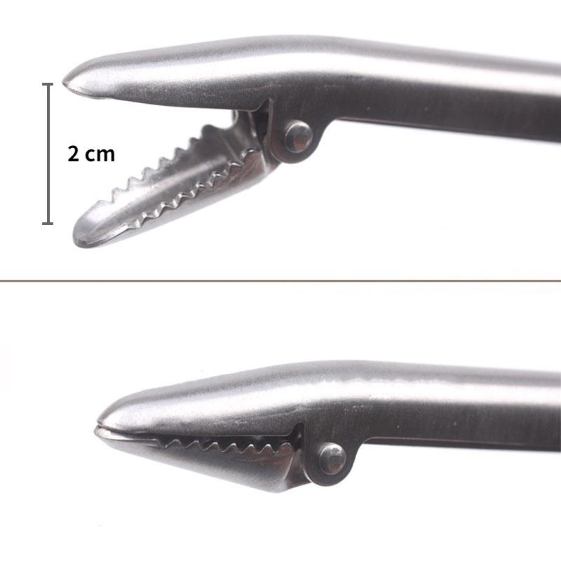 Multifunctional Long Handle Pliers Stainless Steel Hook Remover Clamp Clip Pincers  Fish Mudskipper Sundries Pick-up Hand Tool