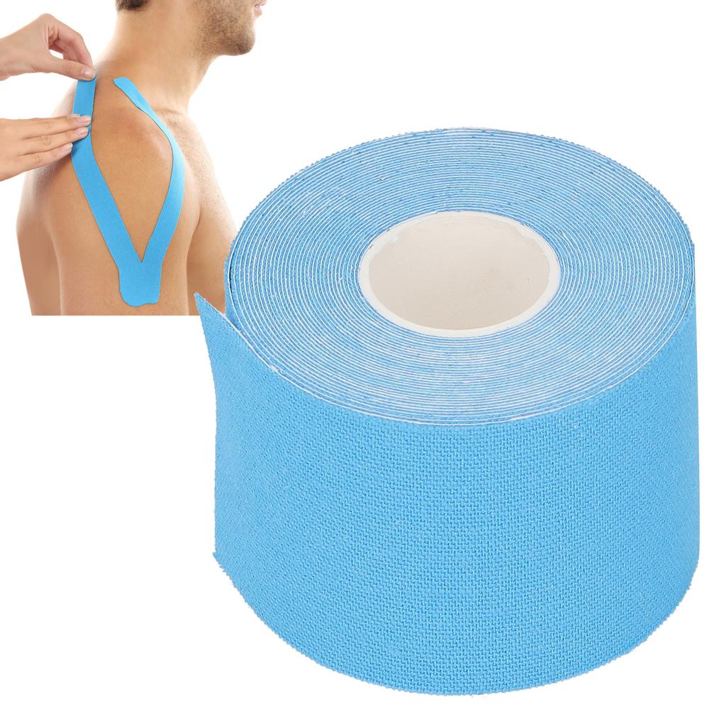 5cm x 5m Muscle Tape Sports Physical Therapy Tape for Knee Ankle Shoulder Plantar Fasciitis Blue