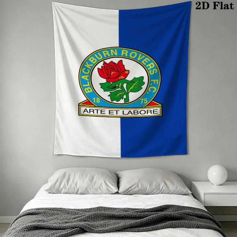 Arazzo da Parete Bristol Rovers fc Appeso Estetico alla Parete Coperta in Tessuto Stampato Arazzi Decorativi per Camera da Letto Soggiorno Arredamento per la Casa