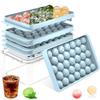 with Ice Shovel Ice Cube Maker Box Creative Round Ice Cube Trays  Chilling Drinks