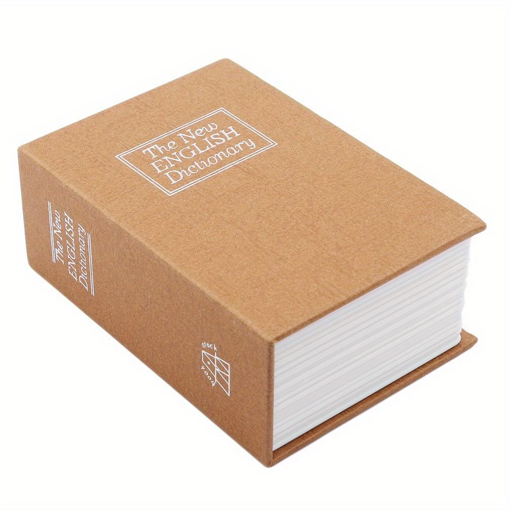 1Pc Mini Dictionary Book Money Boxes with Lock Hidden Secret Security Safe Lock Cash Coin Storage Box Deposit Box