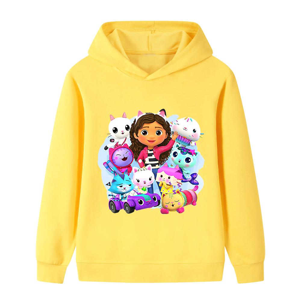 Fashionable and Cute Cartoon-patterned Hoodies for Boys and Girls, Warm Autumn and Winter Tops, Comfortable and Versatile
