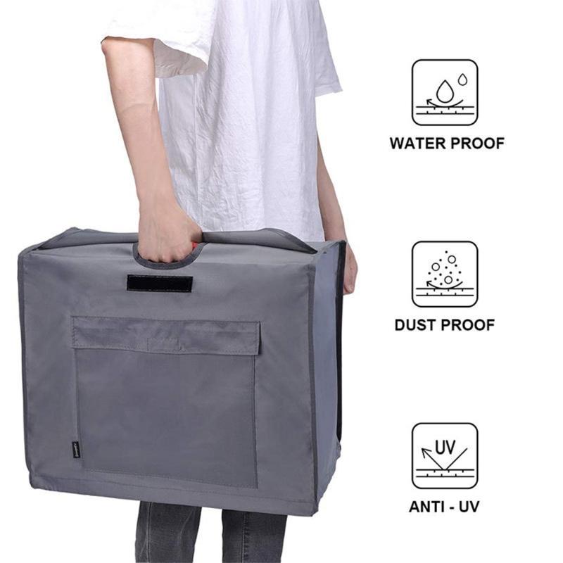 Practical Rainproof Generator Shelter With Adjustable Rope And Side Openings Oxfords Cloth Protective Cover