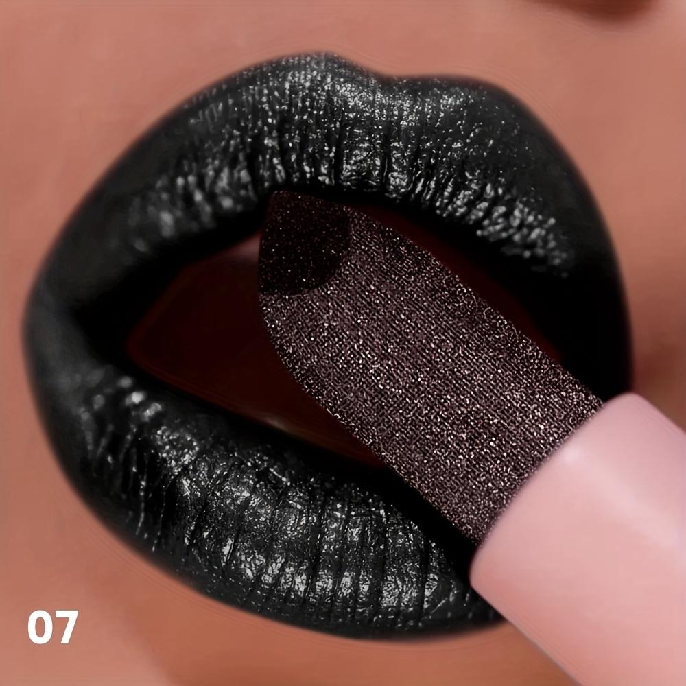 Wasserdichter Feiner Glitzer-Lippenstift, Langanhaltendes Nicht Ausbleichendes Lipgloss, Klebt Nicht am Glas Nicht Klebrig, Geeignet für Bühnen-Rollenspiel-Lippen-Make-up