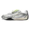 Li Ning Classic Thin Sole Retro Fashionable Comfortable Lightweight Soft Elastic Non-Slip Wear-Resistant Casual Shoes Women Sneaker Silver AGLW196-2