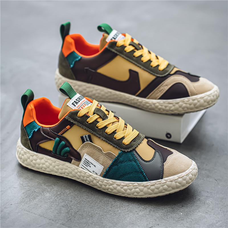 

Мужская обувь осень 2024 новый модный бренд взрыв ретро мода спорт досуг сноуборд обувь для бега универсальная мужская модная обувь 39