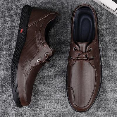 Fashion Genuine Leather Men's Shoes High Quality Spring Autumn Social Shoe for Men New Fashion Luxury Designer Wedding Party Shoes