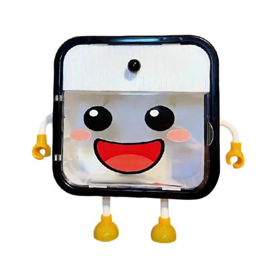 Držák na toaletní papír Plastový vodotěsný dávkovač papírových ubrousků se zásuvkou a policí Nástěnný box na ubrousky pro domácí koupelnu