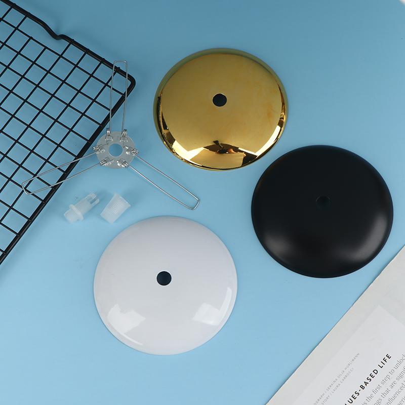 1 Set Flying Saucer Arc Cover Tray Pendant Lamp Ceiling Lamp Accessories Three Forks Fixing Spring + Tension Head