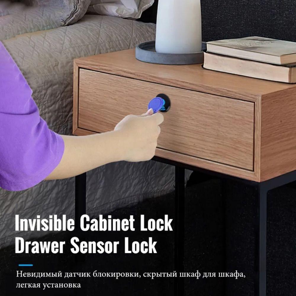 Useful Hidden Electronic Lock Keyless Smart Invisible Sensor Lock Unisex Safety Lock Wardrobe