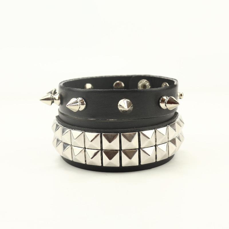 Meier Bracelet set - unisex pu leather jewelry, european & american hip-hop retro braided diy leather bracelet