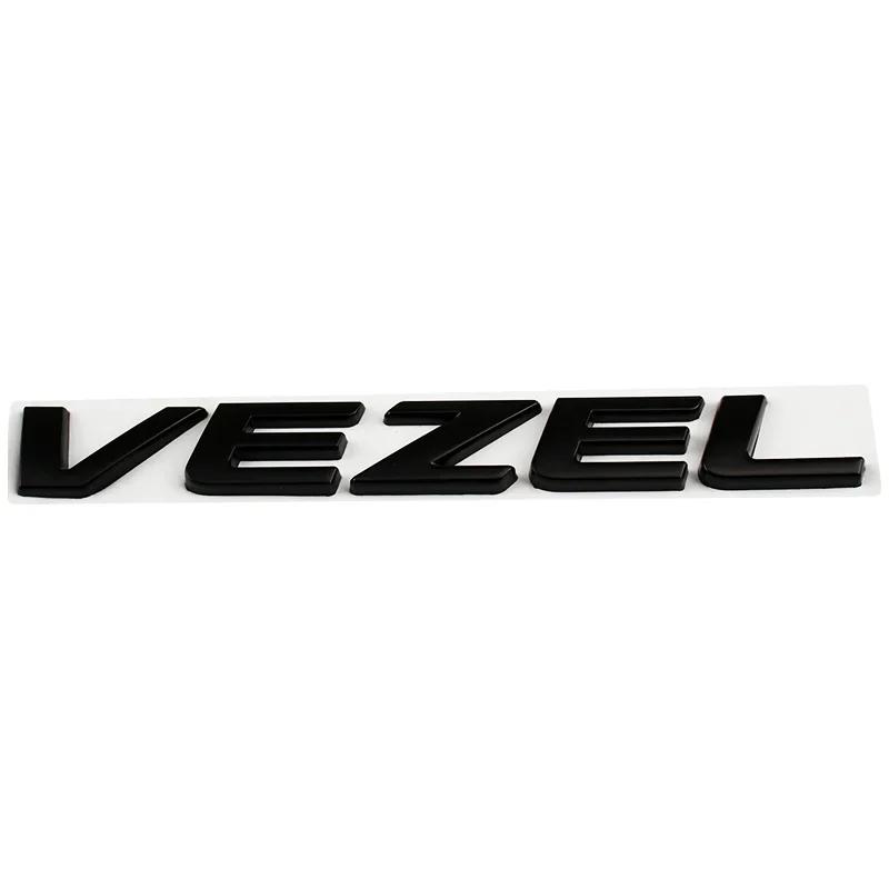 Metal 3D Car Sticker Body Side Badge Styling for Honda Vezel Logo 2023 2019 2021 2020 Auto Rear Trunk Emblem Decals Accessories