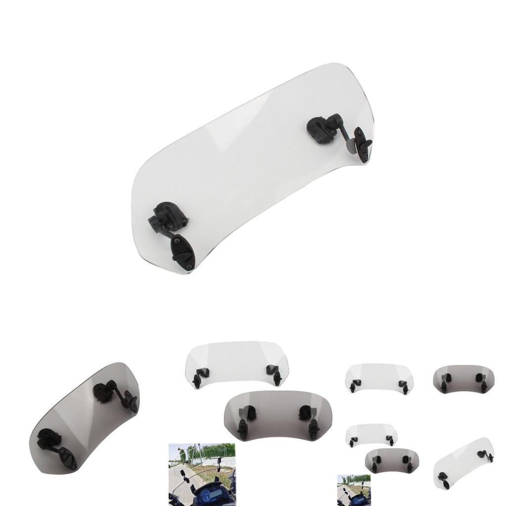 Versatile Motorcycle Adjustable High Windshield In Clear And Gray Colors