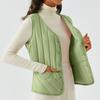 Women's Fashion Light Jacket Stand Collar Multicolor Zipper Button Coat