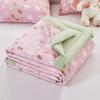 Jieliya Washed Cotton Floral Summer Quilt & A/C Blanket